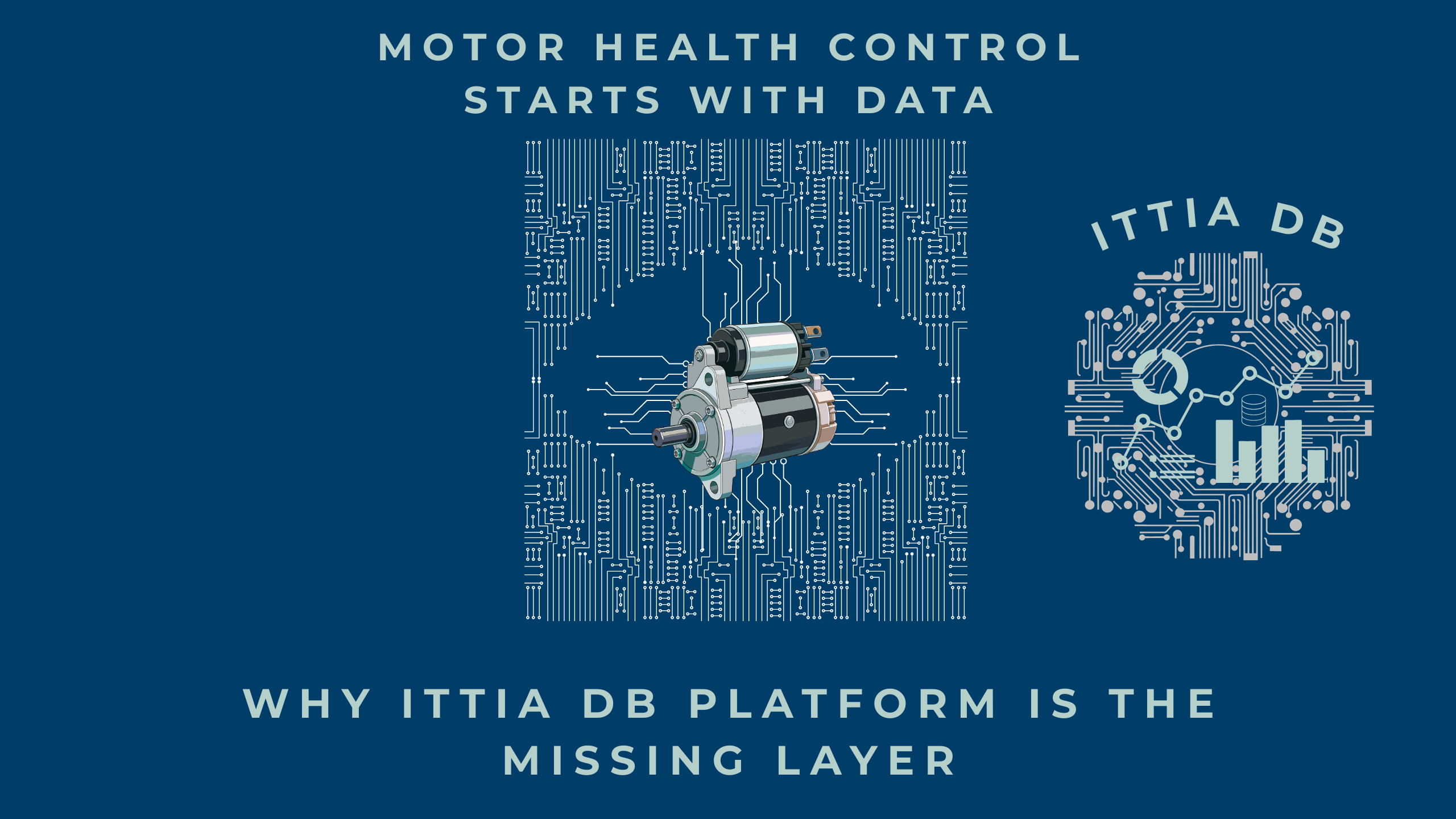 Motor Health Control Starts With Data